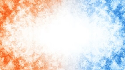 Fototapeta premium Abstract Orange Blue Watercolor Background Design Perfect for Web Banner or Presentation
