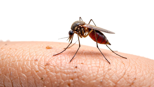 mosquito sucking blood