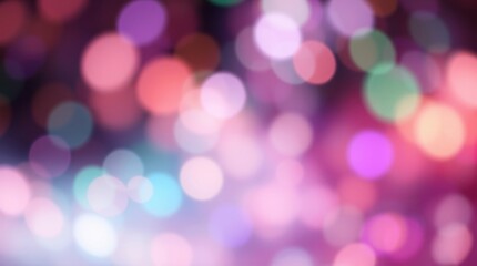 Fototapeta premium Abstract Bokeh Lights Background with Soft Glowing Colorful Circles
