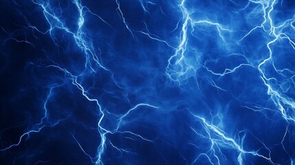 Electric Blue Background with Subtle Lightning Effects and Texture