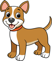 dog cartoon vector art