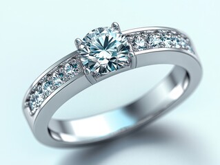 Diamond Ring Silver Jewelry Luxury Accessory Wedding Gift Fashion Gemstone Love