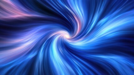 Abstract Spiraling Light Display