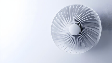 Obraz premium fan, air, electric, ventilator, isolated, cool, cooler, cooling, wind, white, ventilation, metal, cold, object, heat, propeller, equipment, appliance, conditioner, blow, electricity, conditioning, tur