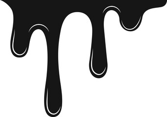 Oil stain with a burnt appearance spreading in an uneven pattern.