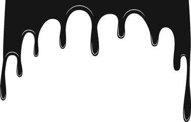 Naturally spreading organic oil spill with a fluid effect.