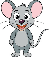 mouse cartoon vector art