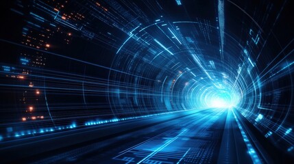 Digital Tunnel of Technological Advancement