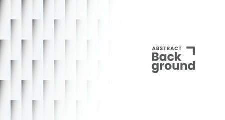 Abstract white gray background with text space and geometric pattern for company brochure banner