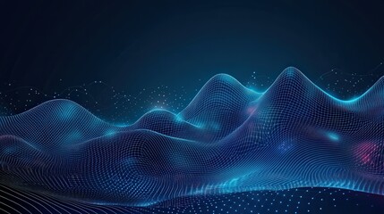 Abstract Digital Landscape of Data Flow
