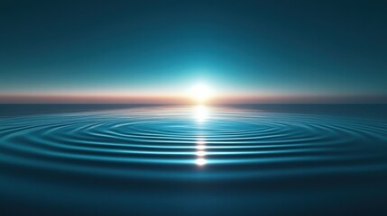 Peaceful Sunrise on Calm Water