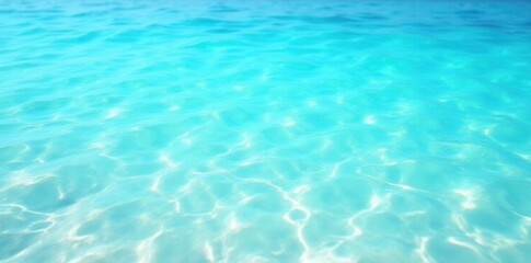Crystal clear water on shore with tiny ripples , calm water, reflection, wave