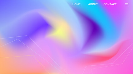 ABSTRACT BACKGROUND GRADIENT MESH SMOOTH LIQUID BLUE ORANGE PINK PURPLE COLORFUL BLURRED DESIGN VECTOR TEMPLATE GOOD FOR MODERN WEBSITE, WALLPAPER, COVER DESIGN 
