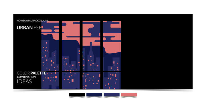 BACKGROUND 536 WITH MODERN ABSTRACT CITY LANDSCAPE FOR BRAND IDENTITY, PRESENTATION AND A LOT OF DESIGN NEEDS