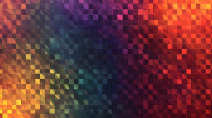Obraz premium Soft glowing pixel texture creating an abstract blurred colorful background for modern designs