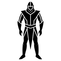 defender silhouette vector illustrator 
