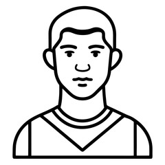 defender line art vector 
