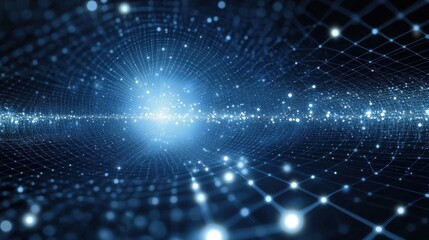 Fototapeta premium Abstract Network of the Future