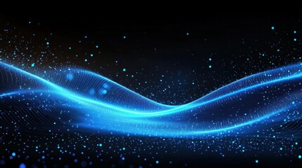 Obraz premium Abstract Digital Waveform Design