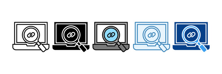 Seo  Icon Set Multiple Style Collection