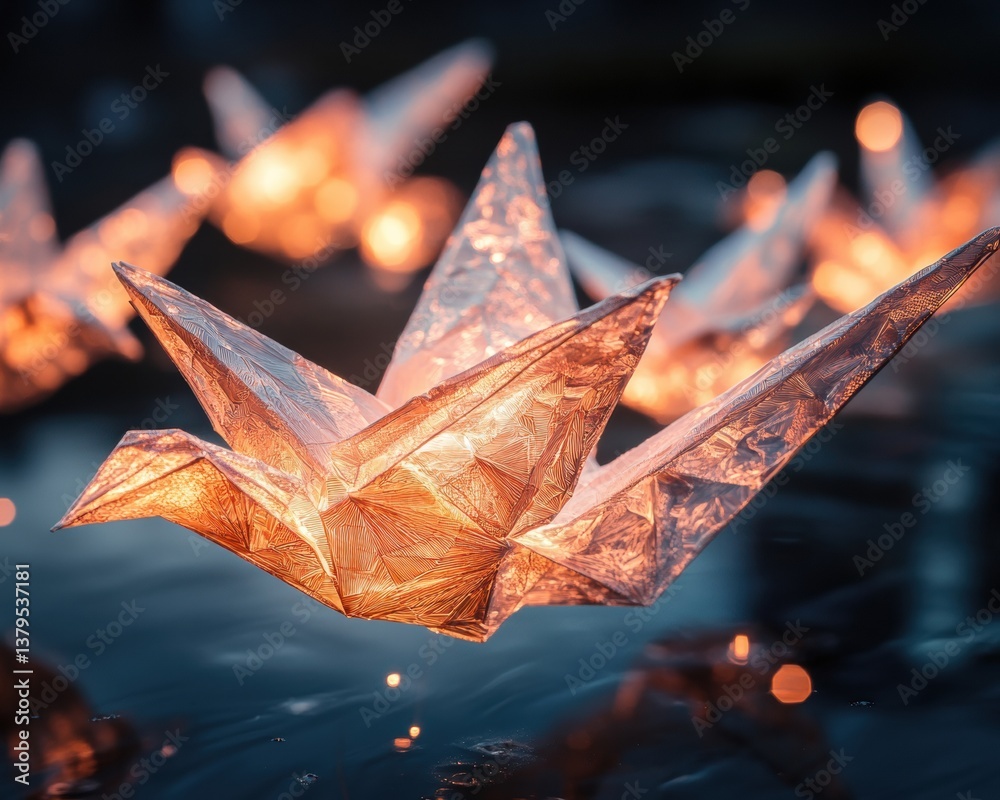 Poster reach as high as you can day luminous origami evolution - transformative design and creative potenti
