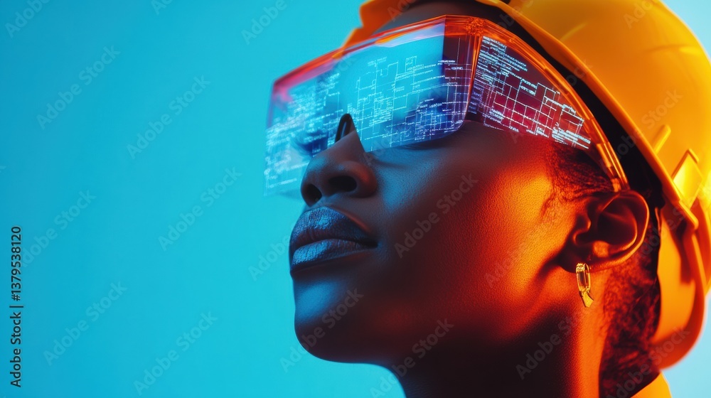 Poster augmented reality workforce innovation next-gen safety tech meets cybernetic design - transformative