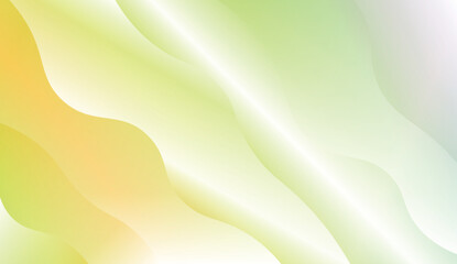 Modern Wavy Background. For Template Cell Phone Backgrounds. Vector Illustration with Color Gradient.