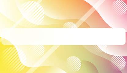 Fototapeta premium Dynamic shapes composition with Abstract Shiny Waves, Lines, Circle, Space for Text. For Template Cell Phone Backgrounds, Landing Page. Vector Illustration