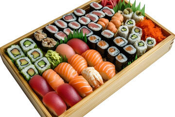 Sushi Platter: Fresh Fish, Rice Rolls, Delightful