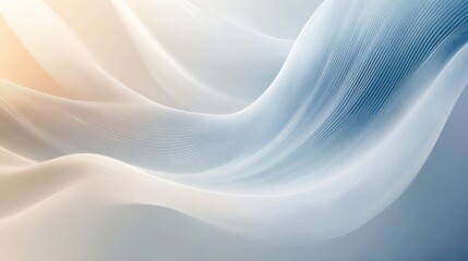 Obraz premium Abstract Flowing Lines with Soft Colors