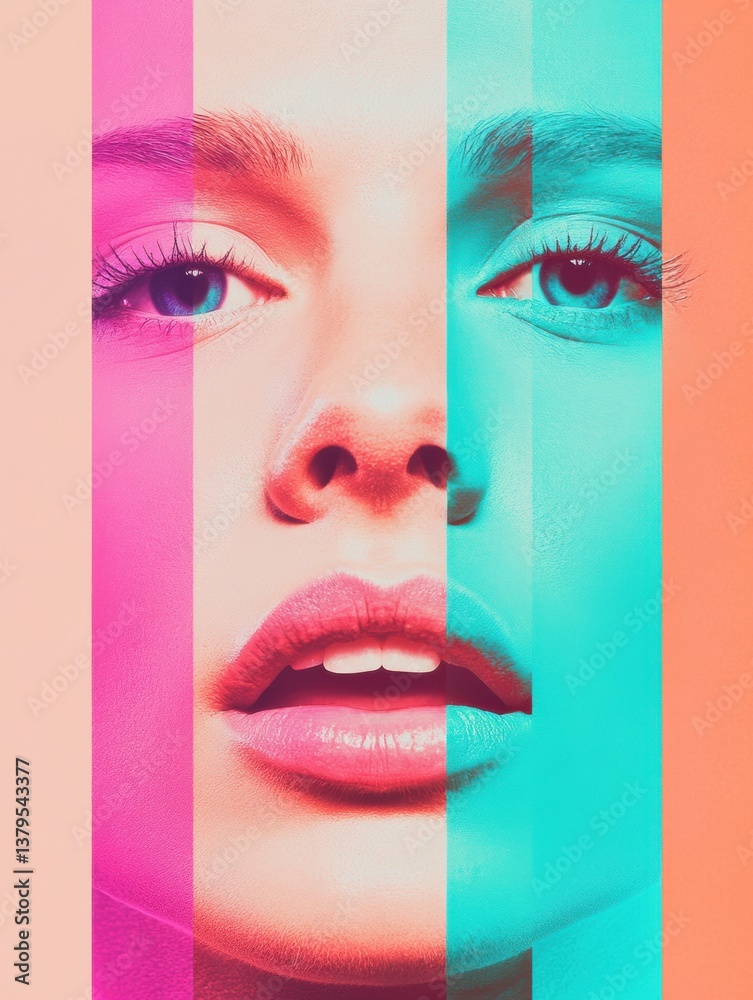 Aufkleber chromatic identity risograph-inspired visual ethnography of perceptual fragmentation in digital well
