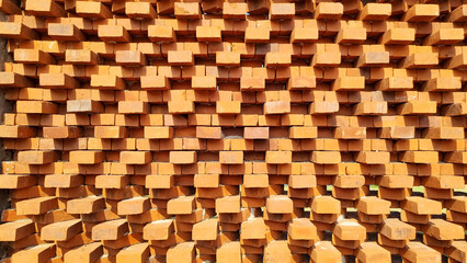 Red brick wall texture. Texture of old dark brown and red brick wall background.