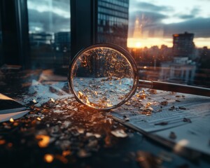 Tax Day Financial Deep Dive Cinematic Macro Lens Reveals Intricate Document Analysis for Precision-Driven Professionals in Spring Fiscal Strategy Planning