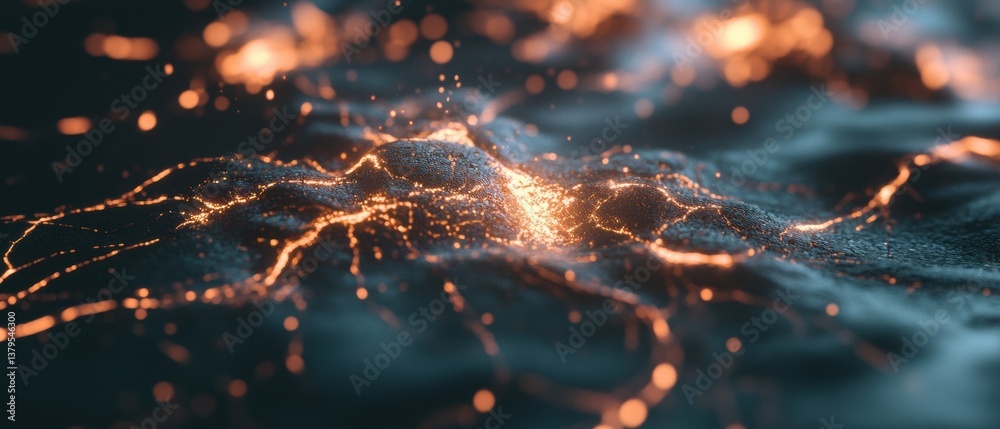 Fototapete Quantum Neural Networks Immersive AI Visualization of Computational Intelligence Revealing Transformative Machine Learning Architectures in Cutting-Edge Digital Neuroscience
