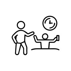 Personal trainer coaching a HIIT session