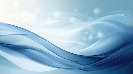 Fototapeta premium Abstract Blue Wave Design Background