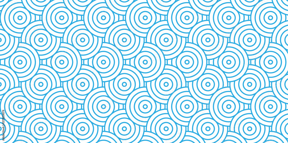 Poster overlapping pattern minimal diamond geometric waves spiral transparent and abstract circle wave line