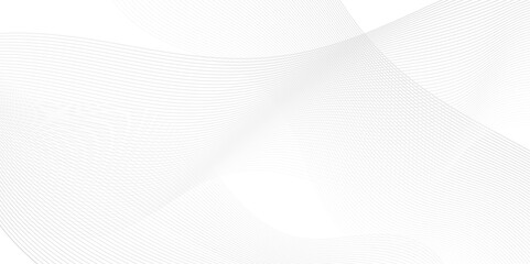 Abstract dynamic creative sound wave smooth beautiful space digital composite bland line. frequency flow business stripe gradient white vector technology template background.	