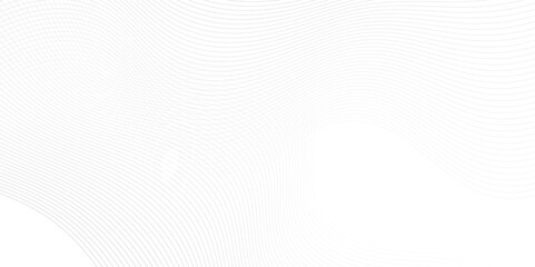 Obraz premium Abstract dynamic creative sound wave smooth beautiful space digital composite bland line. frequency flow business stripe gradient white vector technology template background.