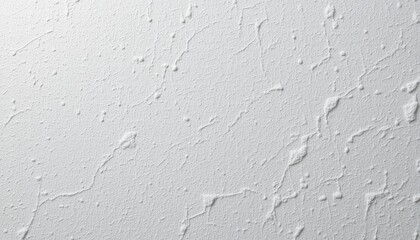 Minimalist white wall with freshly applied white paint, creating a clean and modern aesthetic