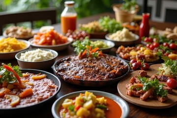 Delicious Barbecue Dinner