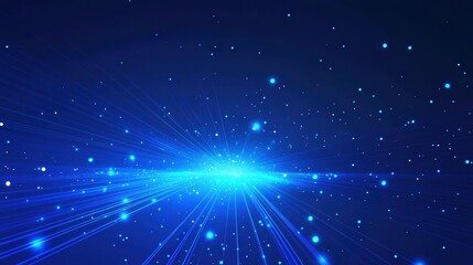 Abstract Blue Light Burst Technology