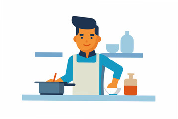 businessman with a bottle of champagne