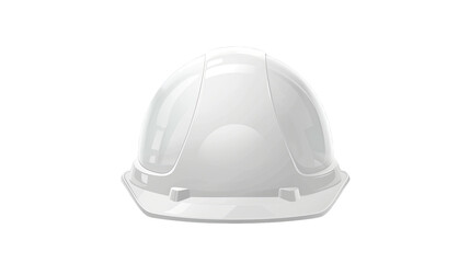 Safety First: A pristine, white hard hat, essential for construction and industrial safety, stands as a symbol of protection and diligence.