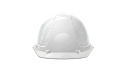 Safety First: A pristine, white hard hat, essential for construction and industrial safety, stands as a symbol of protection and diligence.
