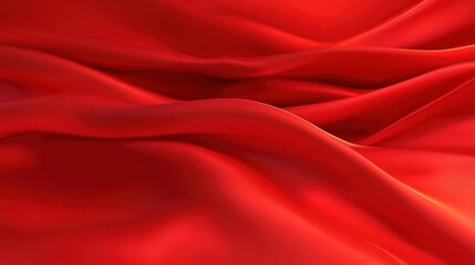 Obraz premium Red Silk Fabric Texture