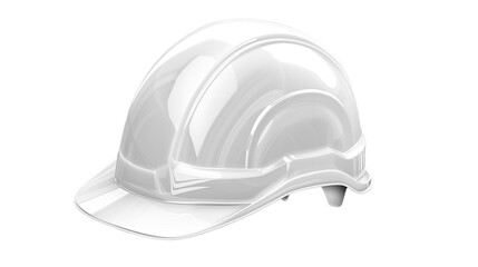 Fototapeta premium Safety in Focus: Clean and modern hard hat, essential for construction, engineering, and any job requiring head protection, signifies safety and precaution.