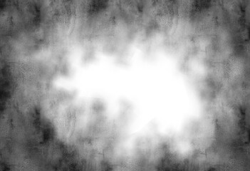 Abstract grunge black and white distressed texture background, Isolated on transparent background, PNG	
