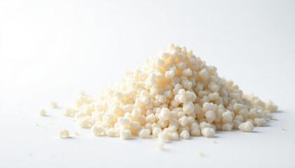 Crystalline sugar granules, bright white backdrop, pure, backdrop, sweetness