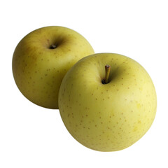 three green apples isolated on transparent background png
